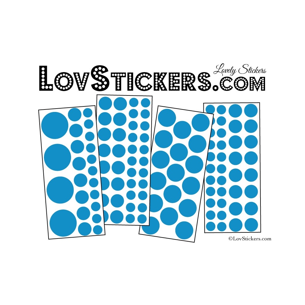 116 Stickers Ronds Mixte - Autocollant Décoration Intérieur