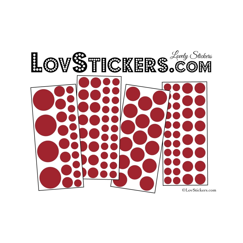 116 Stickers Ronds Mixte - Autocollant Décoration Intérieur