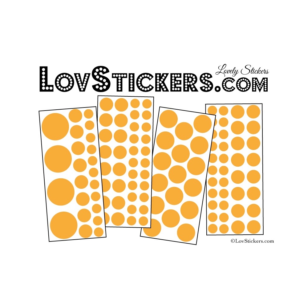 116 Stickers Ronds Mixte - Autocollant Décoration Intérieur