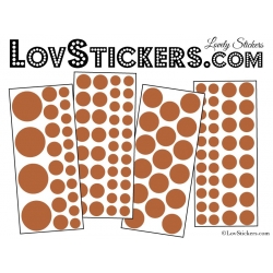 116 Stickers Ronds Mixte - Autocollant Décoration Intérieur