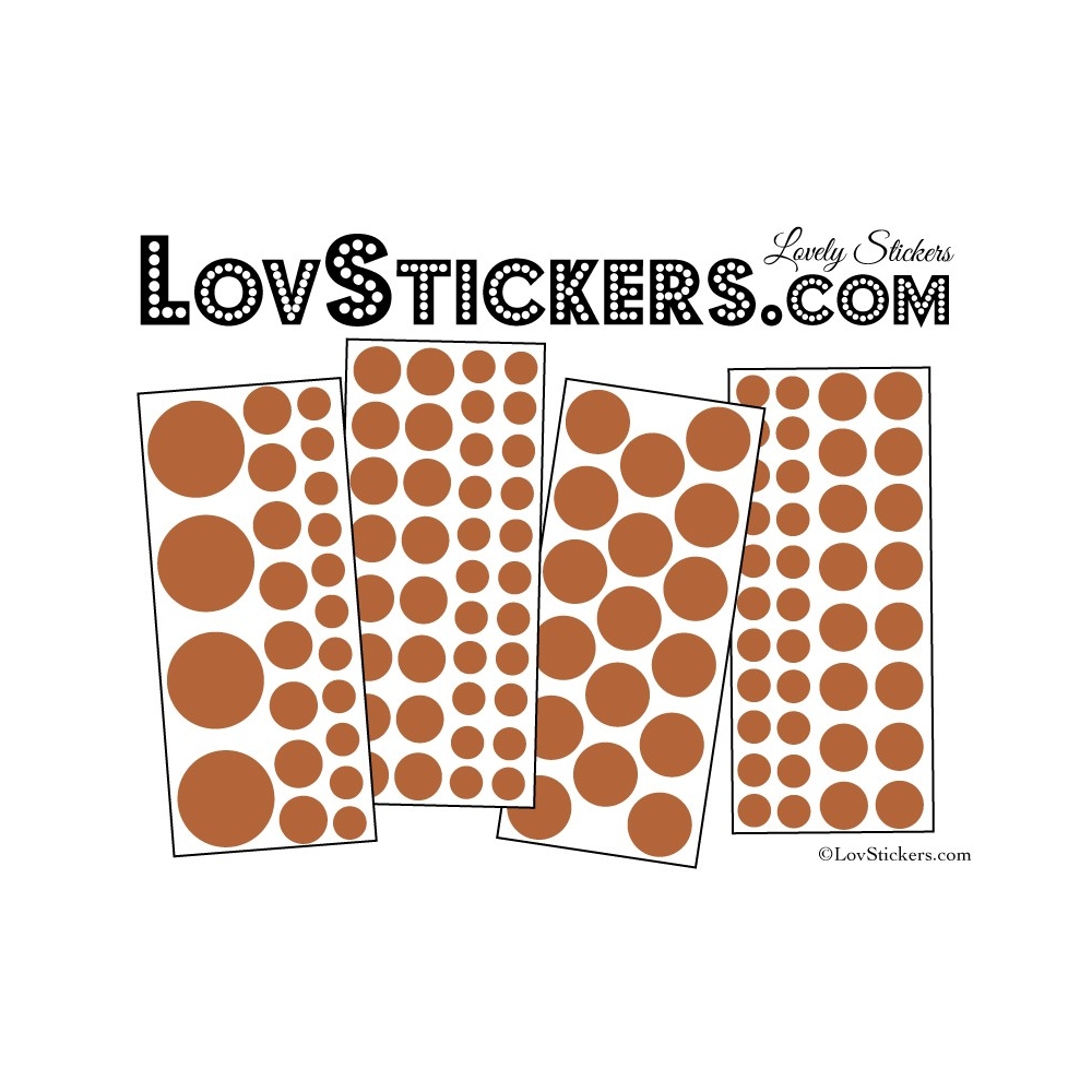 116 Stickers Ronds Mixte - Autocollant Décoration Intérieur