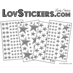 200 Stickers Etoiles - Autocollant decoration