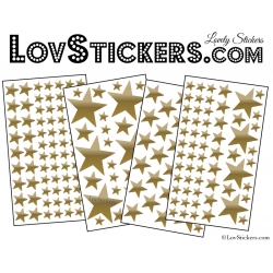 200 Stickers Etoiles - Autocollant decoration