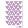 280 Triangles 1,5cm - Gommette Triangle Deco Repositionnable en Vinyle