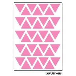 280 Triangles 1,5cm - Gommette Triangle Deco Repositionnable en Vinyle